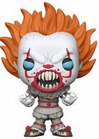 473 Pennywise with Teeth Black/White FYE T Shirt Bundle Stephan Kings - It Funko pop